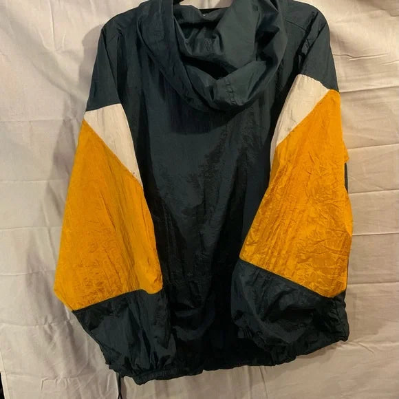 Black and Yellow Windbreaker Jacket